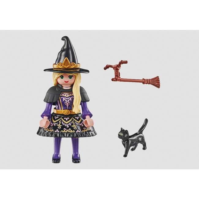 Playmobil Special Plus - Witch with Cat 71584