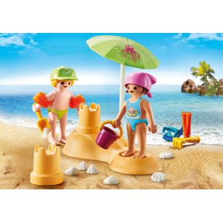Playmobil Special Plus - Kids with Sand Castle 71581