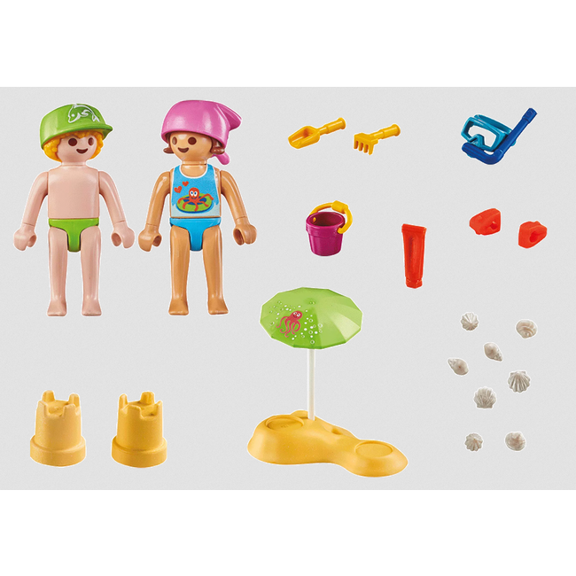 Playmobil Special Plus - Kids with Sand Castle 71581