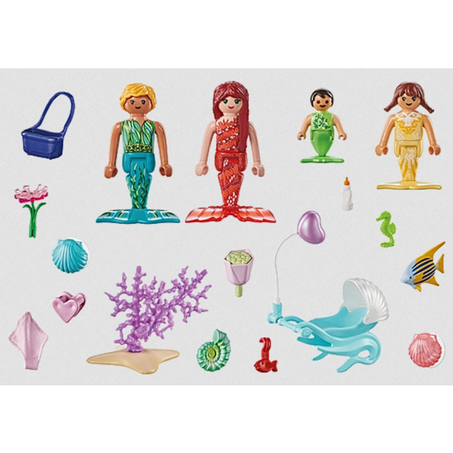 Playmobil Princess Magic Starter Pack Mermaid Family 71469