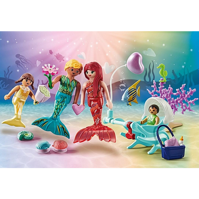 Playmobil Princess Magic Starter Pack Mermaid Family 71469