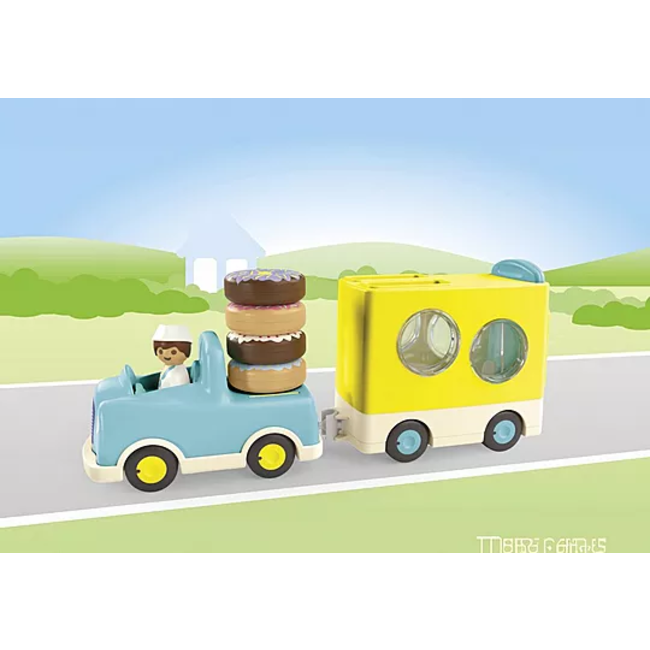 Playmobil Junior Stacking & Sorting Doughnut Truck 71702
