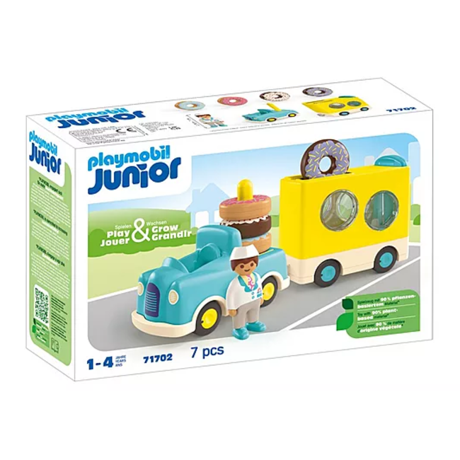 Playmobil Junior Stacking & Sorting Doughnut Truck 71702
