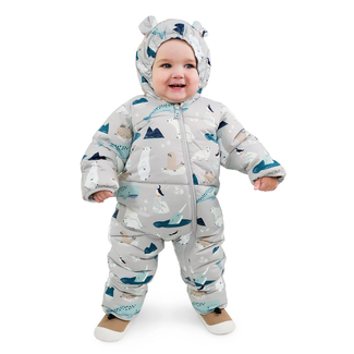 Jan & Jul Toasty-Dry Puffy Bunting Suit -Polar Pals