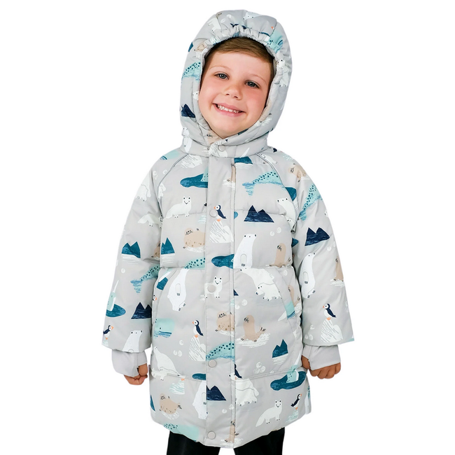 Jan & Jul Toasty-Dry Puffy Waterproof Coat - Polar Pals
