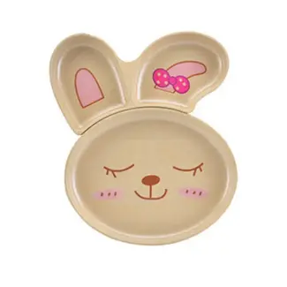 Elegant Gifts Rice Husk Collection - Husk Baby Rabbit Plate Collection (2pc)