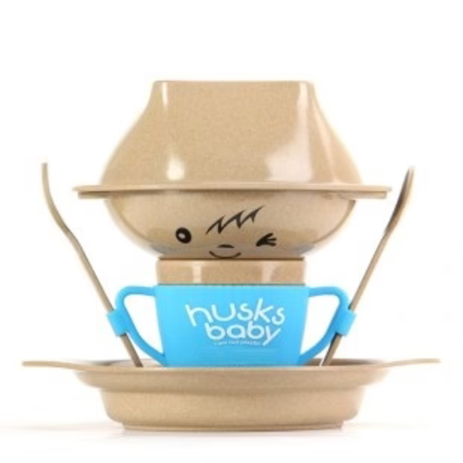 Elegant Gifts Rice Husk Collection - Husk Baby Creative Collection Blue (7pc)