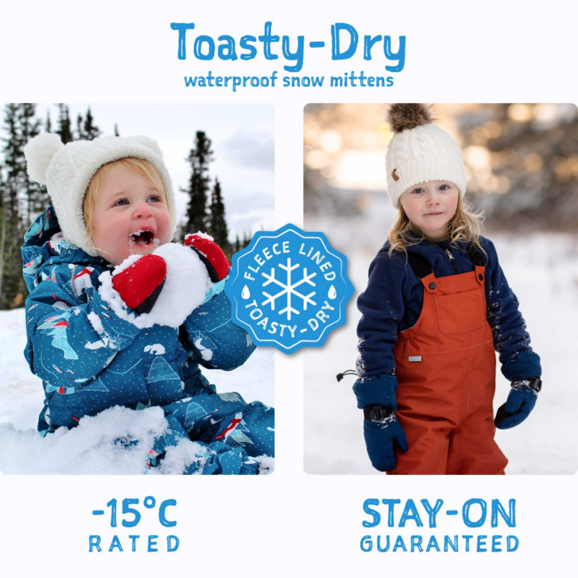 Jan & Jul Toasty - Dry Waterproof Snow Mittens - Bear Cub