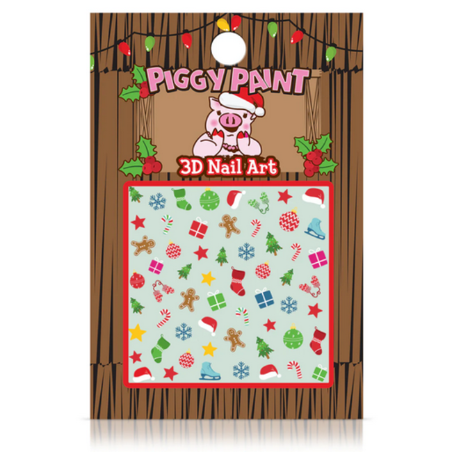 Piggy Paint 3D Christmas Cutie Nail Art