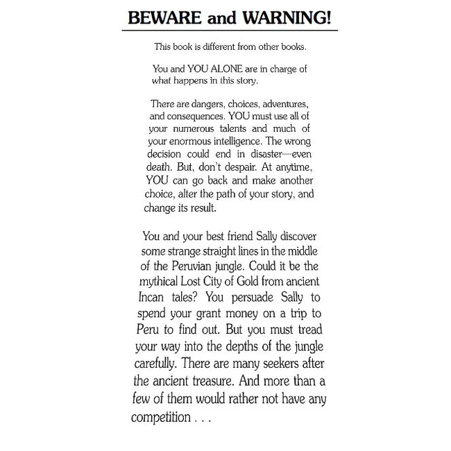 Choose your own Adventure - Inca Gold C-390208