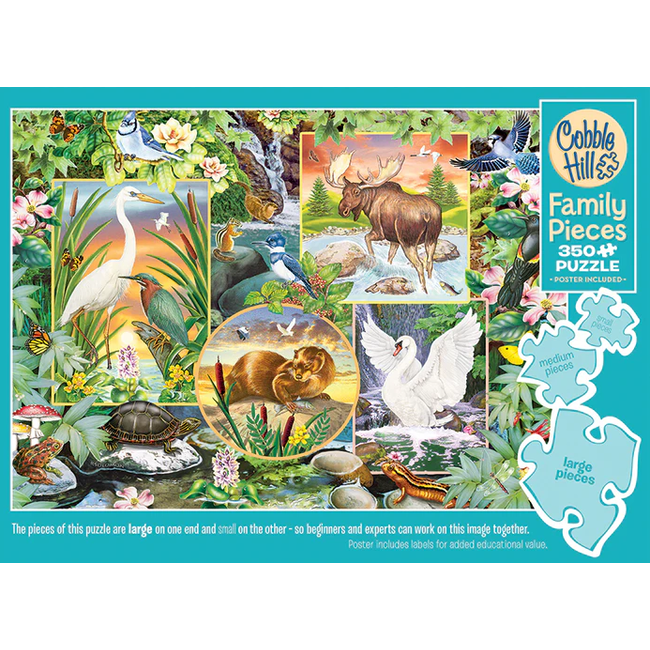 Cobble Hill Family Puzzle 350pc - River Magic 47001