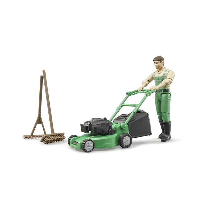 Bruder 62103 bworld Gardener w/ Mower