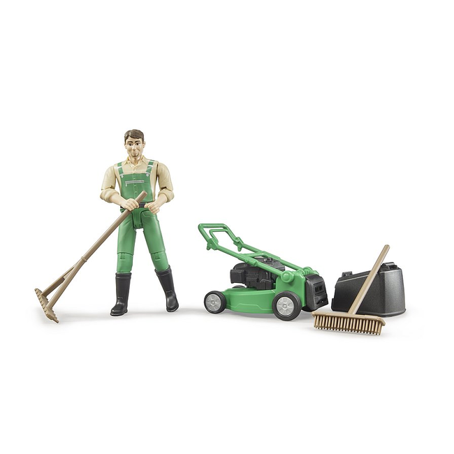 Bruder 62103 bworld Gardener w/ Mower