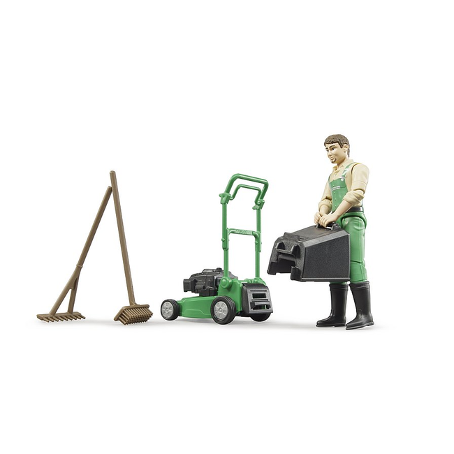 Bruder 62103 bworld Gardener w/ Mower