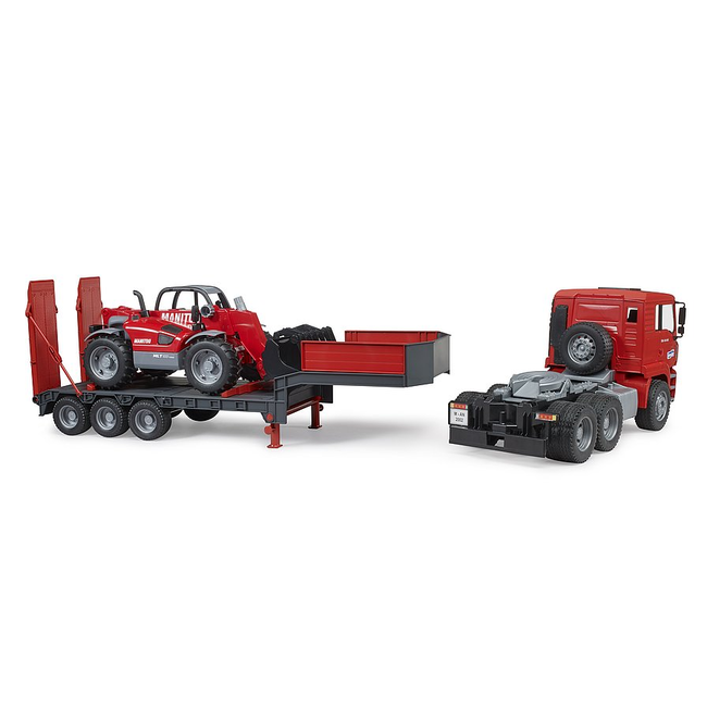 Bruder 02774 MAN TGA Loader Truck with Manitou Loader