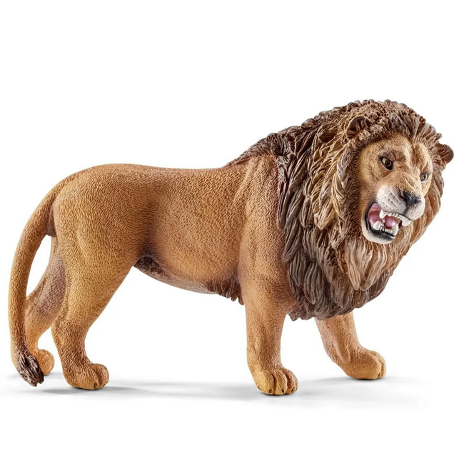 Schleich Wildlife Yellow Dot Lion Roaring 14726