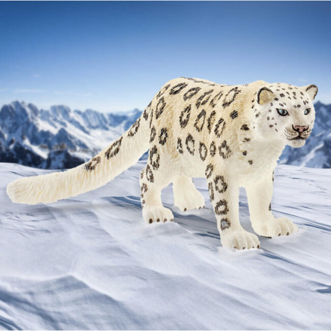 Schleich Wildlife Yellow Dot Snow Leopard 14838