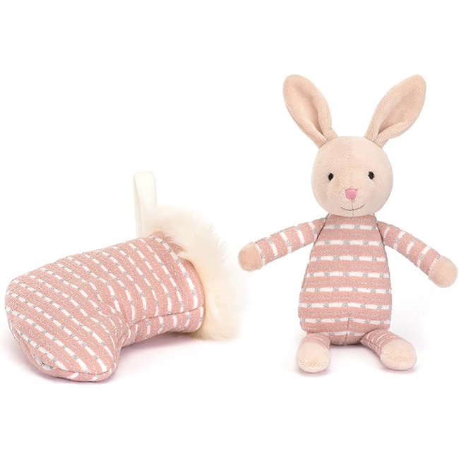 Jellycat Jellycat - Shimmer Stocking Bunny