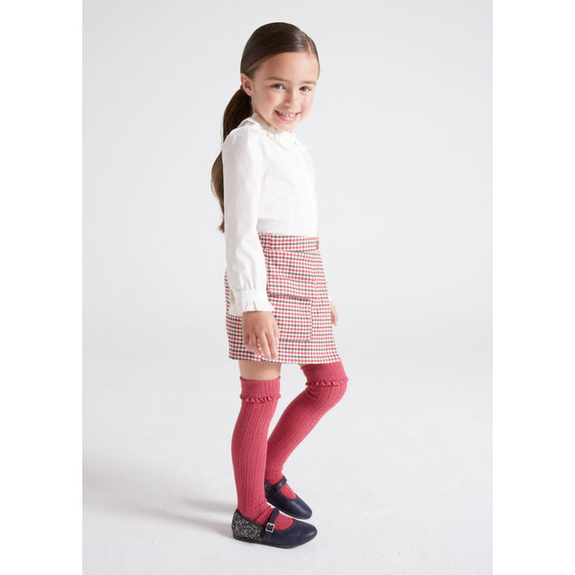 Mayoral Mayoral Knee High Ribbed Socks 10324 Grey