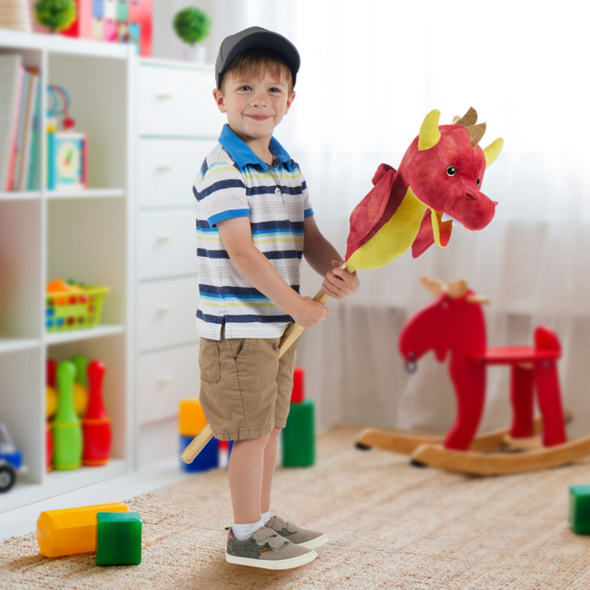 Flaming Dragon Roaring Ride-On