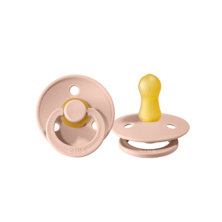 Bibs Pacifier Blush 6-18m