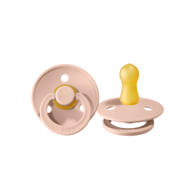 Bibs Pacifier Blush 6-18m Size 2