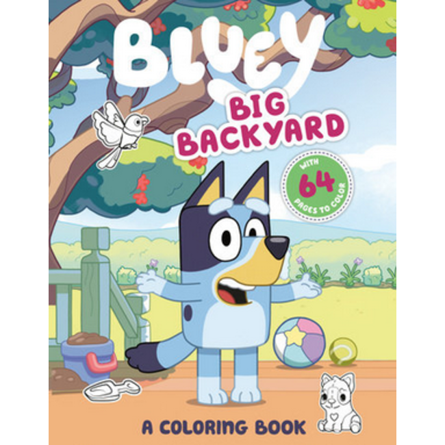 Bluey - Big Backyard 64 pg Colouring Book