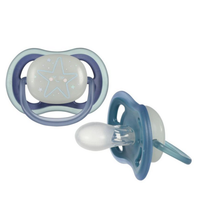 Philips Avent Ultra Air Nighttime  Ortho - 6-18m  Star & Moon