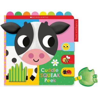 Cuddle Squeak Peek! Cloth Book: Scholastic Early Learners (Touch & Explore)