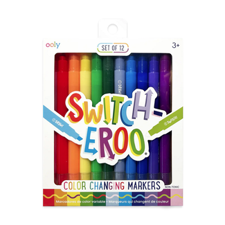 Ooly Ooly - Switch Eroo: Colour Changing Markers (12pk)