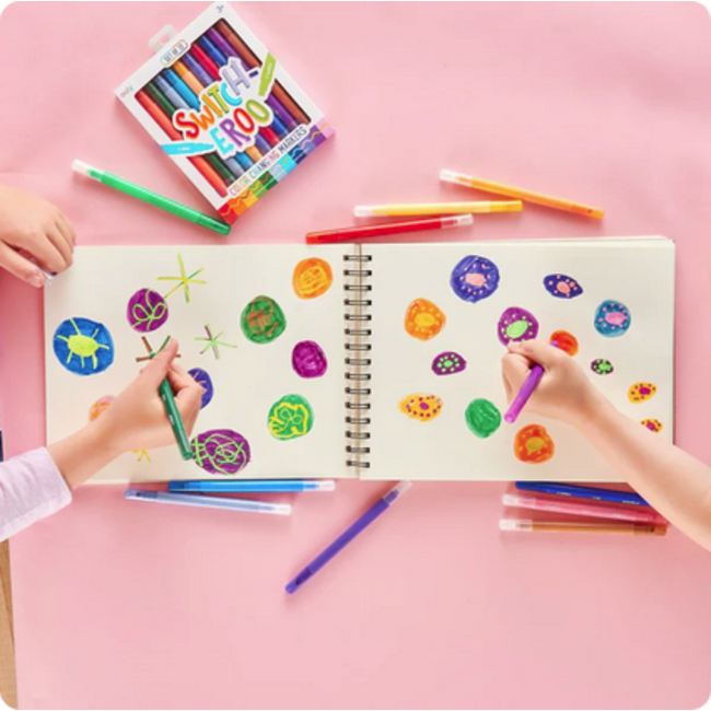 Ooly Ooly - Switch Eroo: Colour Changing Markers (12pk)