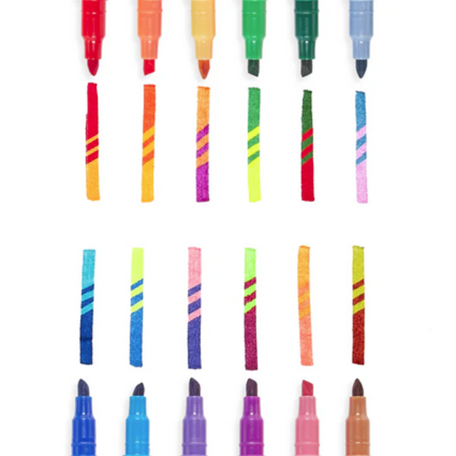 Ooly Ooly - Switch Eroo: Colour Changing Markers (12pk)