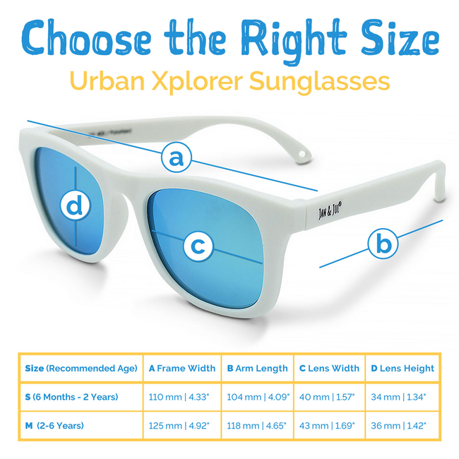 Jan & Jul Urban Xplorer Sunglasses - White Aurora Small