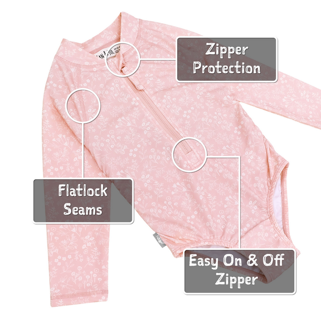 Jan & Jul ++ Pink Prairie Girls UV Swimsuit