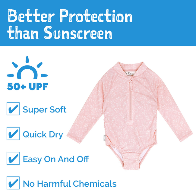 Jan & Jul ++ Pink Prairie Girls UV Swimsuit