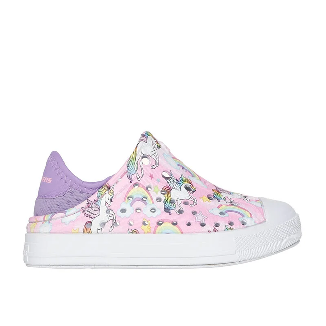 Skechers Foamies: Guzman Steps Unicorn Gleam - Pink/Multi Toddler