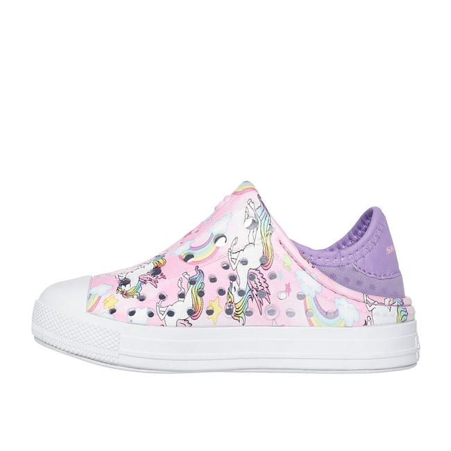 Skechers Foamies: Guzman Steps Unicorn Gleam - Pink/Multi Toddler
