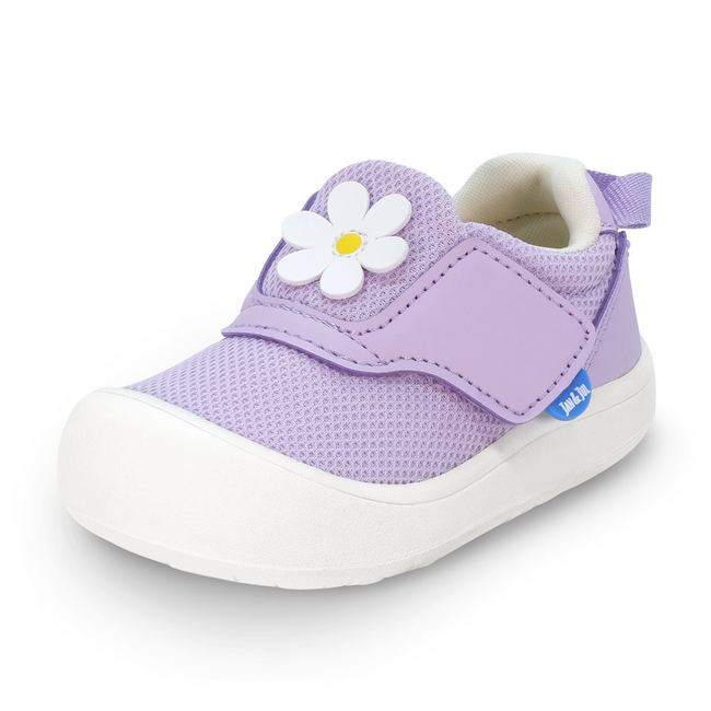 Jan & Jul Mini-Flyer Shoe: Purple Daisy