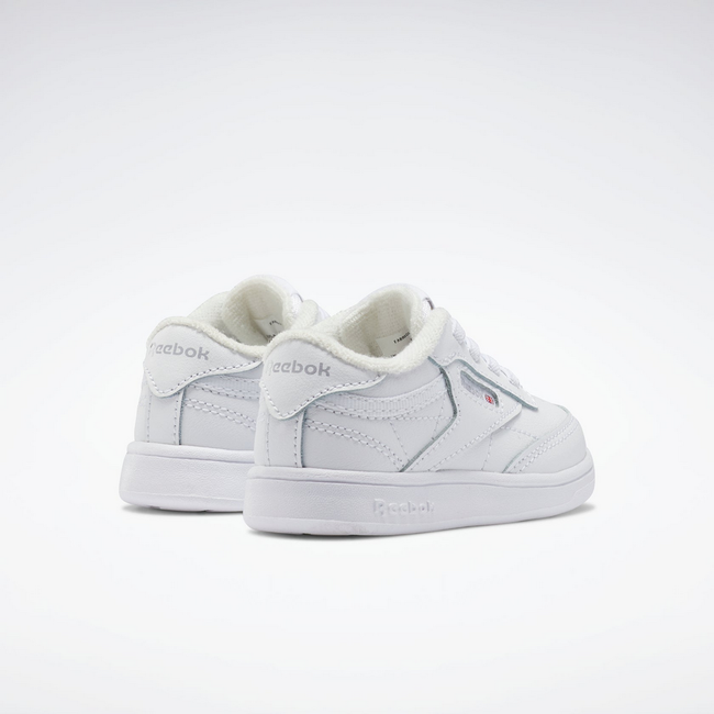 Reebok Club C Infant/Toddler White - Stretch Lace