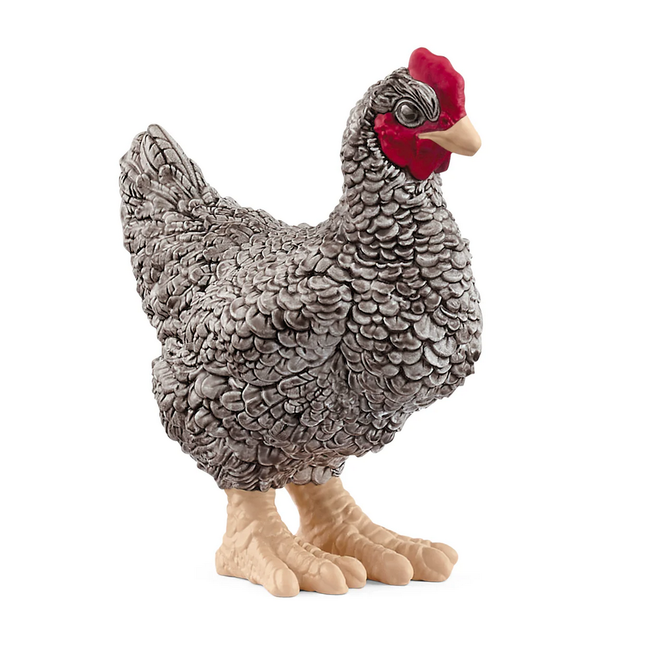 Schleich Farm World Green Dot Plymouth Rock Chicken 13997