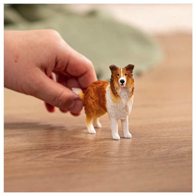 Schleich Farm World Red Dot Collie 13998