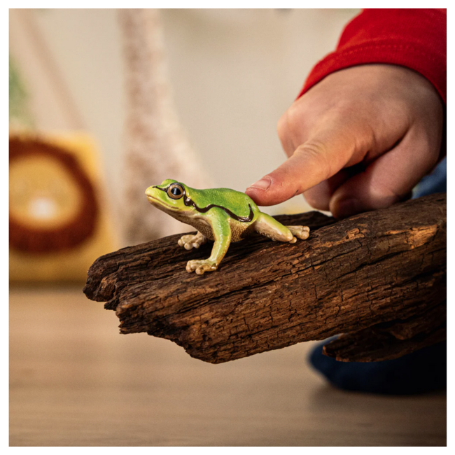 Schleich Wildlife Green Dot European Tree Frog 14882