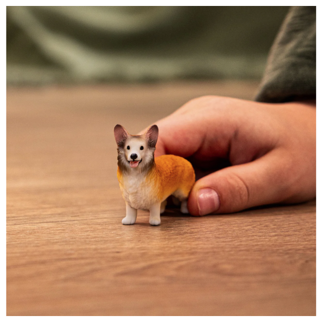 Schleich Farmworld Green Dot Welsh Corgi 13999