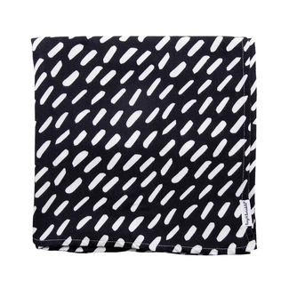 Tiny Twinkle Swaddle Blanket White Dash