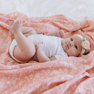 Tiny Twinkle Swaddle Blanket Petite Floral