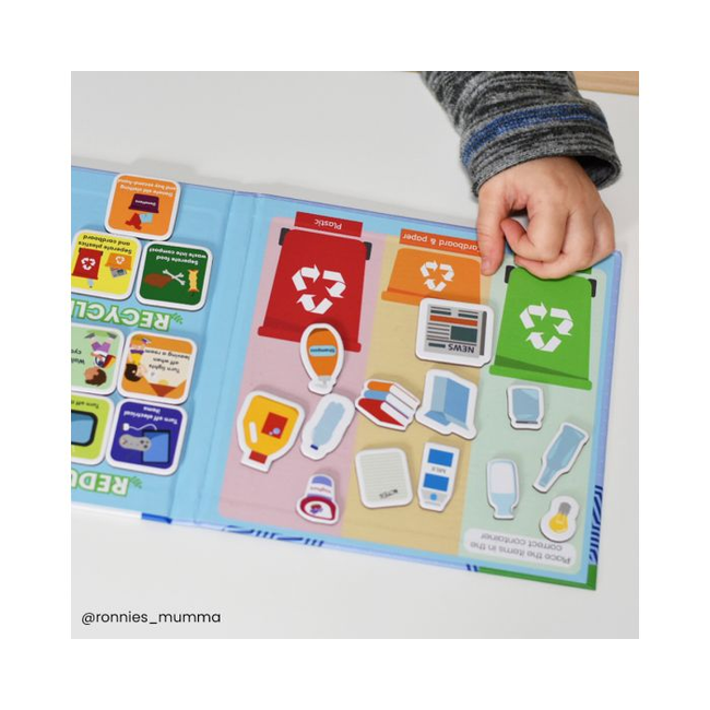 BigJigs Magnet Book: What Can We Recycle?