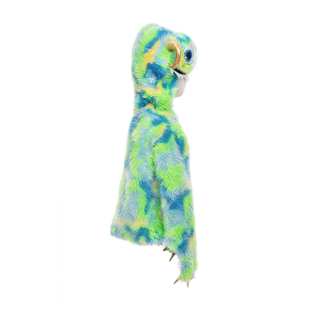 Great Pretenders Swampy The Monster Cape Blue/Green Size 4-6