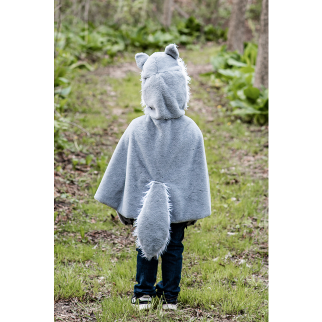 Great Pretenders Woodland Storybook Wolf Cape Size 4-6