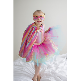 Great Pretenders Super-Duper Tutu, Cape & Mask  Size 4-6