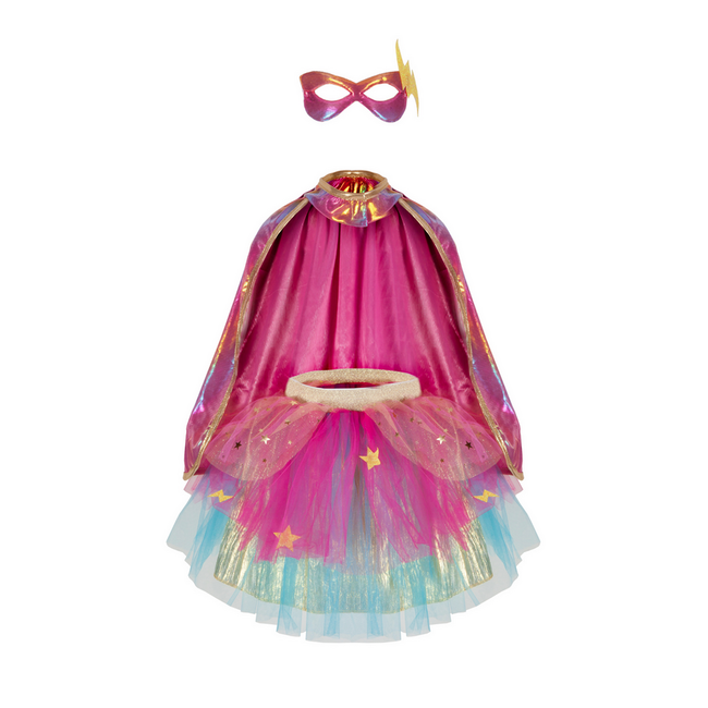 Great Pretenders Super-Duper Tutu, Cape & Mask  Size 4-6